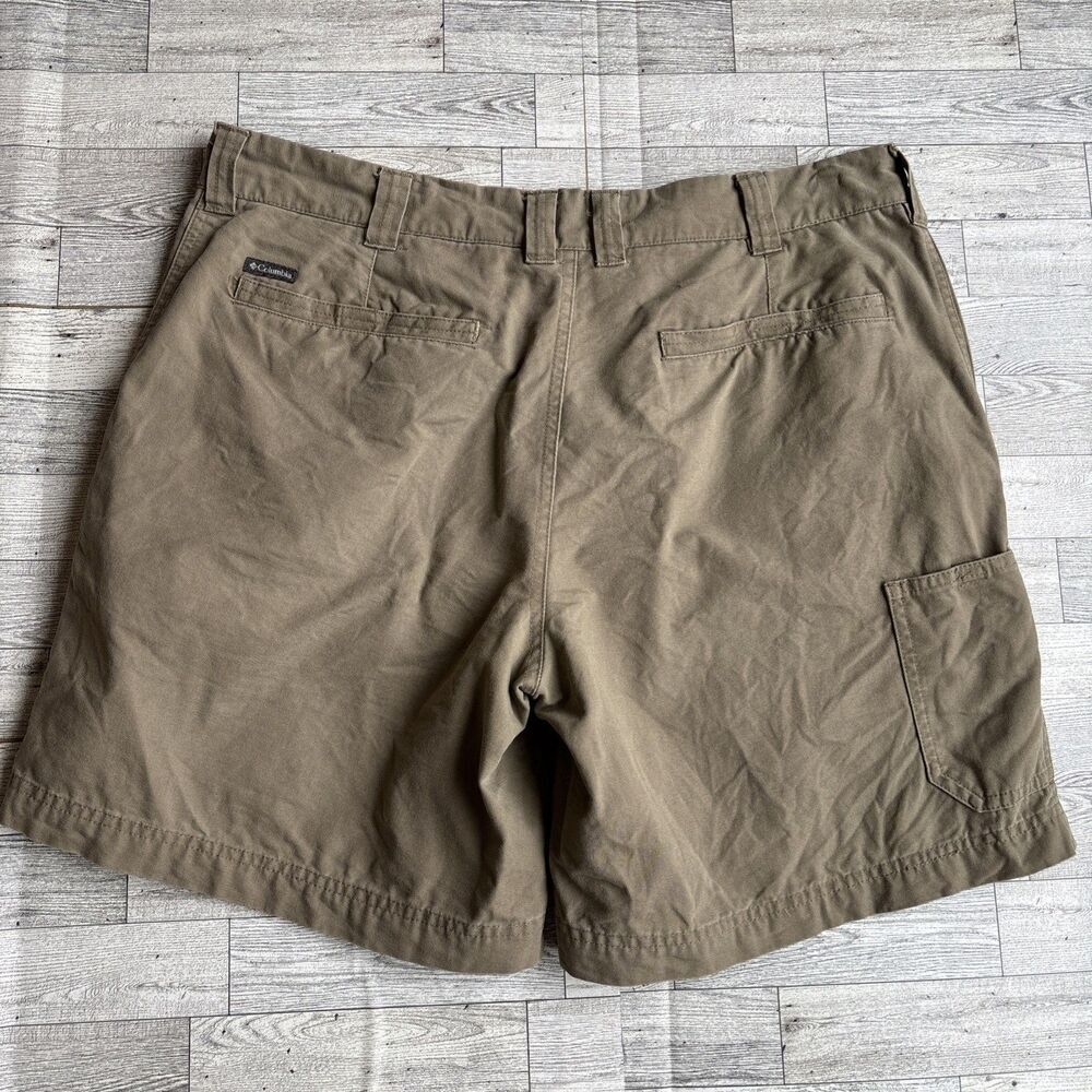 Columbia Khaki Shorts Mens Size 36” 8L”‎ Hiking Camping Fishing Tan